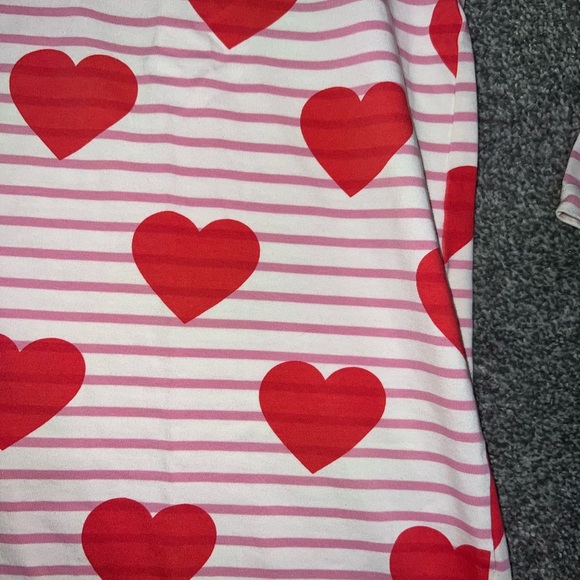 BODEN Fun Breton Dress in Poppy Red Stripe Heart - Picture 4 of 13